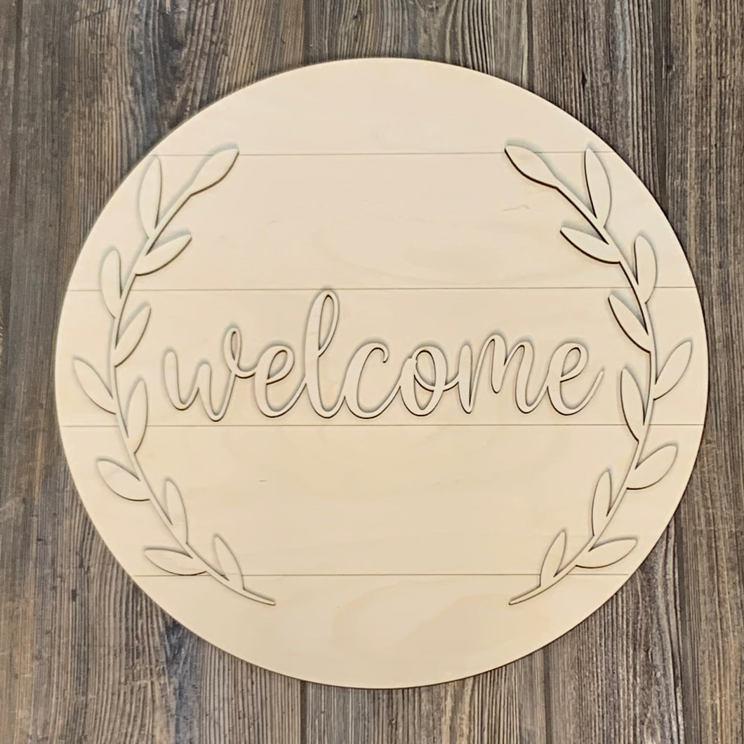 Welcome Round- DIY
