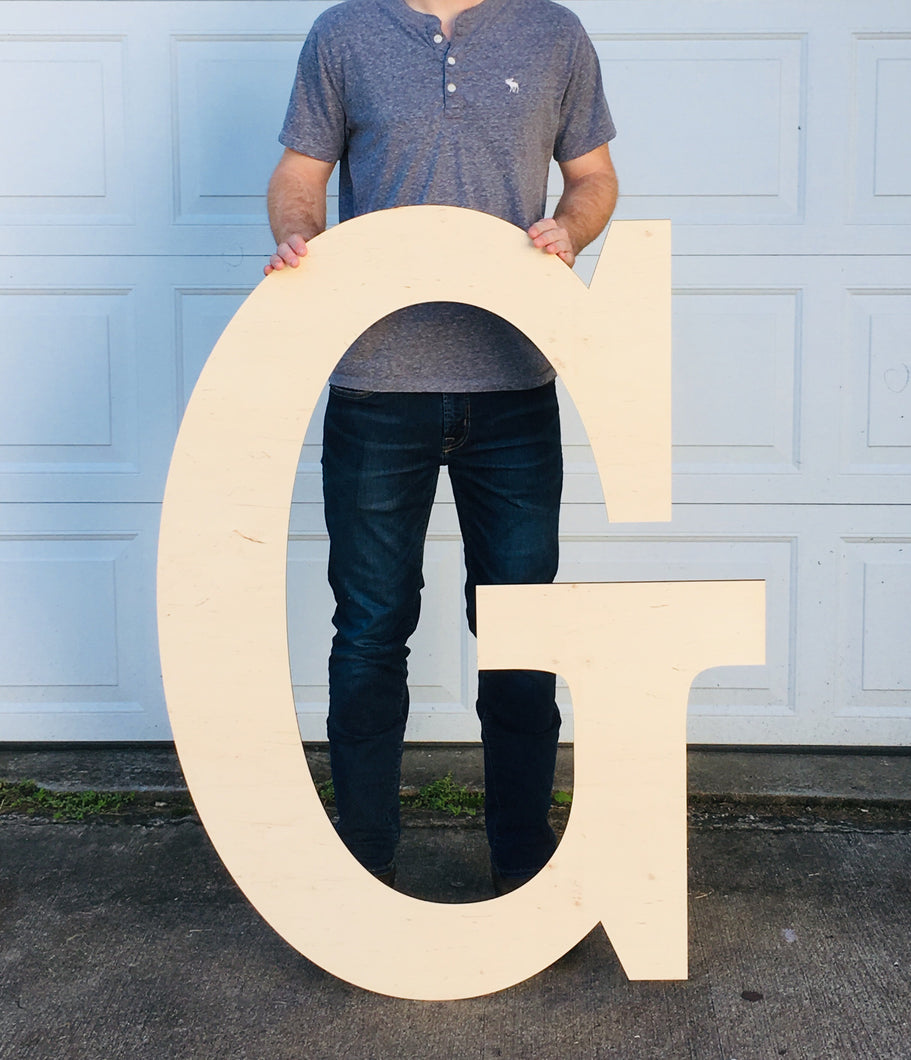 Decorative Single Letter