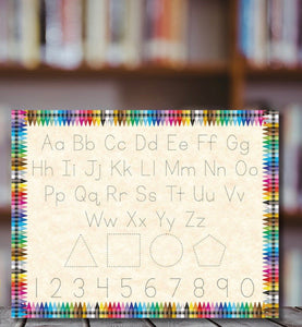 Handwriting Practice Alphabet/Number/Shapes Dry Erase