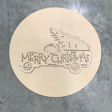 Merry Christmas Truck with Tree DIY kit